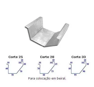 Corte Calha Colonial